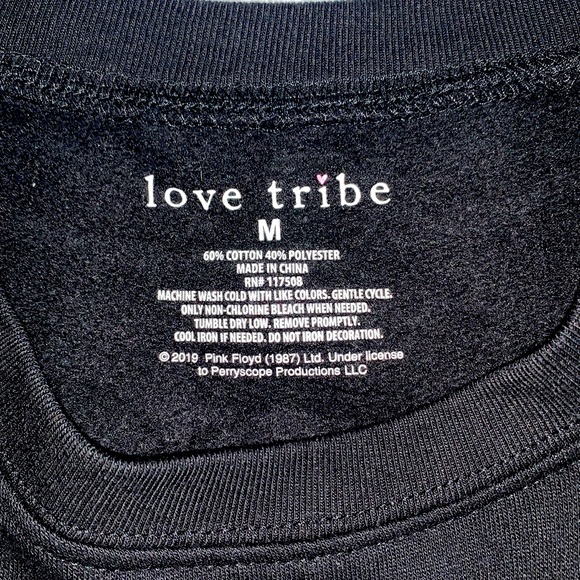 Pink Floyd Black Crop Sweater - Picture 5 of 8